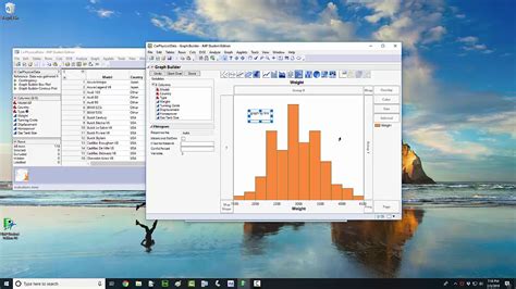 how to make a histogram in jmp